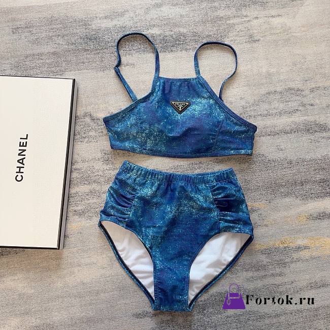 Fortok Prada Swimsuit Blue - 1