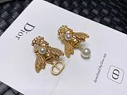 Fortok Dior Bumble Bee Pearl Earrings - 1