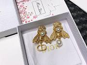 Fortok Dior Bumble Bee Pearl Earrings - 5