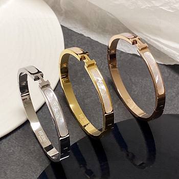 Fortok Hermes H Bracelet Gold/Silver/Rose Gold