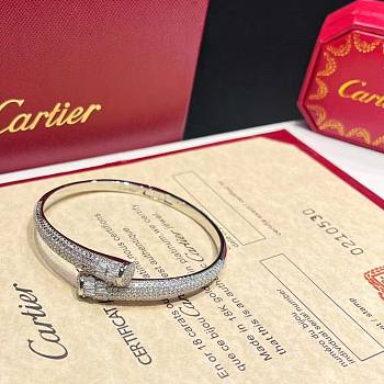 Fortok Cartier Half-circle Full Diamond Bracelet