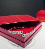 Fortok Cartier Half-circle Full Diamond Bracelet - 5