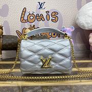 Fortok Louis Vuitton GO-14 MM Bag Silver M25107 23x16x10cm - 1