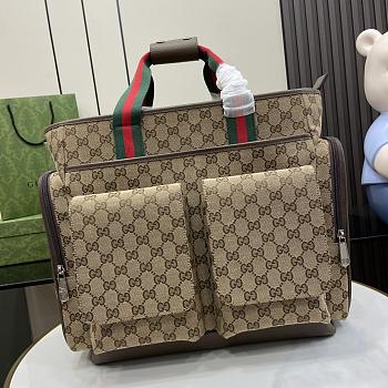 Fortok Gucci Original GG Diaper Bag 768116 40x35x20cm