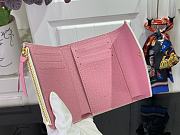 Fortok Louis Vuitton Victorine Wallet Peach N40638 12x9.5x1.5cm - 3