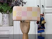 Fortok Louis Vuitton Zippy Wallet Peach N40748 19.5x10.5x2.5cm - 1
