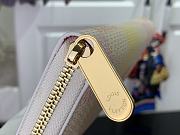 Fortok Louis Vuitton Zippy Wallet Peach N40748 19.5x10.5x2.5cm - 6