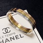 Fortok Chanel Letter Bracelet Gold/Silver/Rose Gold - 6