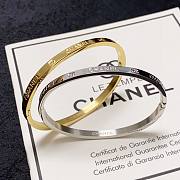 Fortok Chanel Letter Bracelet Gold/Silver/Rose Gold - 5