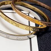 Fortok Chanel Letter Bracelet Gold/Silver/Rose Gold - 3