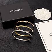 Fortok Chanel Letter Bracelet Gold/Silver/Rose Gold - 2