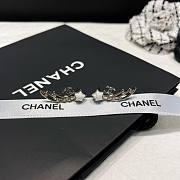 Fortok Chanel Fragrant Pearl Meteor Letter Double C Earrings - 1