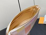 Fortok Louis Vuitton Pochette Accessoires Bag Peach N40642 23.5x13.5x4cm - 6