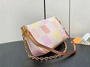 Fortok Louis Vuitton Pochette Accessoires Bag Peach N40642 23.5x13.5x4cm - 5