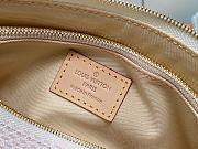 Fortok Louis Vuitton Pochette Accessoires Bag Peach N40642 23.5x13.5x4cm - 2