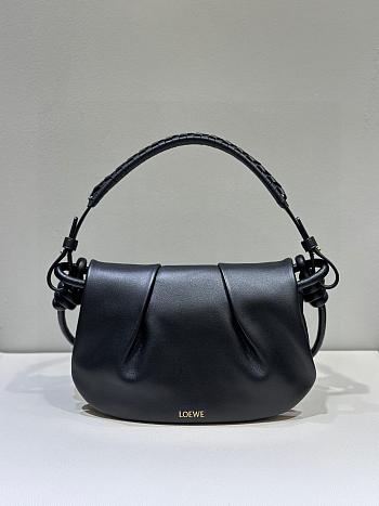 Fortok Loewe Paseo Satchel Bag Black 25x17x8cm