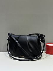 Fortok Loewe Paseo Satchel Bag Black 25x17x8cm - 3