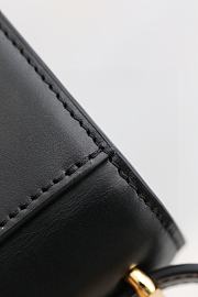 Fortok Loewe Goya Shoulder Crossbody Bag Black Calfskin Leather 19x13.5x6cm - 2