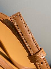 Fortok Loewe Goya Shoulder Crossbody Bag Brown Calfskin Leather 19x13.5x6cm - 4