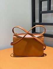 Fortok Loewe Goya Shoulder Crossbody Bag Brown Calfskin Leather 19x13.5x6cm - 3
