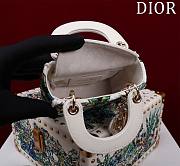 Fortok Dior Lady Elephant Embroidered Bead Bag 12x10.2x5cm - 4