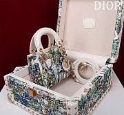 Fortok Dior Lady Elephant Embroidered Bead Bag 12x10.2x5cm - 3