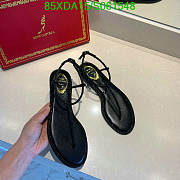 Fortok René Caovilla Crystal Classy Sandals Black - 1