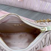 Fortok MiuMiu Matelasse Shoulder Bag Beige 5BH211 16.5x21x5.5cm - 3