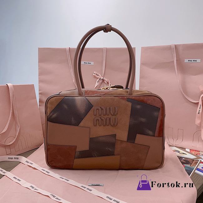 Fortok MiuMiu Patchwork Arcadie Bag 5BB117 34x23x12cm - 1