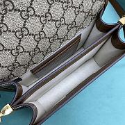 Fortok Gucci Shoulder Bag Shoulder Bag With Interlocking G Brown 671620 20x17x8cm - 4