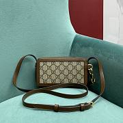 Fortok Gucci Mini Bag With Interlocking G Brown 671674 17.5x7x10cm - 2