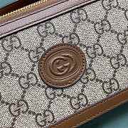 Fortok Gucci Mini Bag With Interlocking G Brown 671674 17.5x7x10cm - 3