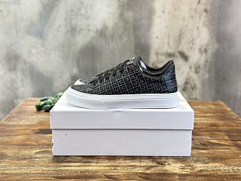 Fortok Givenchy 3D Printed Logo Sneakers Black