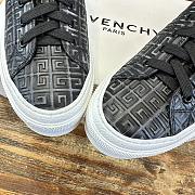 Fortok Givenchy 3D Printed Logo Sneakers Black - 2