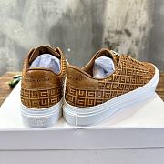 Fortok Givenchy 3D Printed Logo Sneakers Brown - 6
