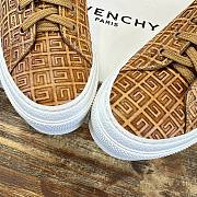 Fortok Givenchy 3D Printed Logo Sneakers Brown - 4