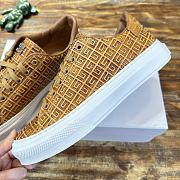 Fortok Givenchy 3D Printed Logo Sneakers Brown - 3