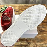 Fortok Givenchy 3D Printed Logo Sneakers Red - 4