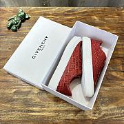 Fortok Givenchy 3D Printed Logo Sneakers Red - 3