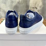 Fortok Givenchy 3D Printed Logo Sneakers Blue - 4