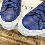 Fortok Givenchy 3D Printed Logo Sneakers Blue - 3