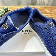 Fortok Givenchy 3D Printed Logo Sneakers Blue - 2