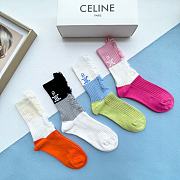 Fortok Celine Multicolor Socks Set  - 6