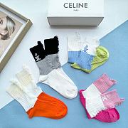 Fortok Celine Multicolor Socks Set  - 3