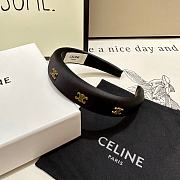 Fortok Celine Logo Headband Black  - 1