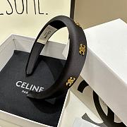 Fortok Celine Logo Headband Black  - 4