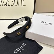 Fortok Celine Logo Headband Black  - 3