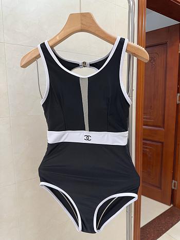 Fortok Chanel Swimsuit Black