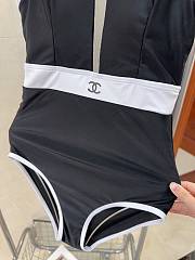Fortok Chanel Swimsuit Black - 6