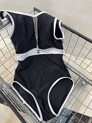 Fortok Chanel Swimsuit Black - 5